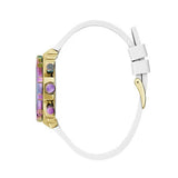 Guess Fusion Chronograph White Dial White Leather Strap Watch For Women - GW0553L2 Authentic Buy Shop Now