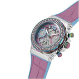 Guess Fusion Chronograph Pink Dial Pink Leather Strap Watch for Women - GW0553L5 Authentic Buy Shop Now
