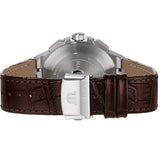 Maurice Lacroix Aikon Chronograph White Dial Brown Leather Strap Watch For Men - AI1018-PVY11-132-1 Authentic Buy Shop Now