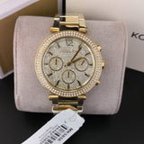 Michael Kors Parker Gold Dial Gold Steel Strap Watch for Women - MK5856 Authentic Buy Shop Now