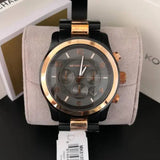 Michael Kors Runway Chronograph Grey Dial Two Tone Steel Strap Unisex Watch - MK8189 Authentic Buy Shop Now