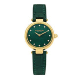 Coach Park Analog Green Dial Green Leather Strap Watch for Women - 14503534 Authentic Buy Shop Now