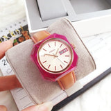 Fossil Candy White Dial Brown Leather Strap Watch for Women - ES3539 Authentic Buy Shop Now