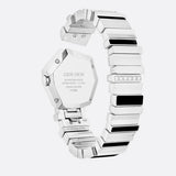 Dior Gem Dior Mother of Pearl Diamonds Black Dial Silver Steel Strap Watch for Women - CD18111X1058 Authentic Buy Shop Now