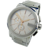 Gucci G Chrono Chronograph Silver Dial Silver Steel Strap Watch For Men - YA101201 Authentic Buy Shop Now