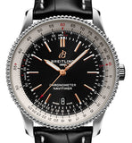 Breitling Navitimer 1 Automatic 41mm Black Dial Black Leather Strap Mens Watch - A17326211B1P2 Authentic Buy Shop Now