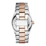 Michael Kors Channing Quartz Red Dial Two Tone Steel Strap Watch For Women - MK6114 Authentic Buy Shop Now