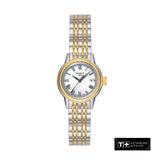 Tissot Carson Lady White Dial Two Tone Steel Strap Watch For Women - T085.210.22.013.00 Authentic Buy Shop Now