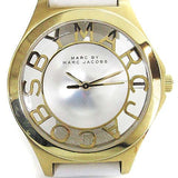 Marc Jacobs Henry Skeleton White Dial White Leather Strap Watch for Women - MBM1339 Authentic Buy Shop Now