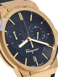 Salvatore Ferragamo Sapphire Chrono Blue Dial Blue Silicone Strap Watch for Men - SFME00221 Authentic Buy Shop Now