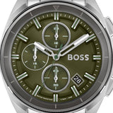 Hugo Boss Volane Grey Dial Silver Steel Strap Watch for Men - 1513951 Authentic Buy Shop Now