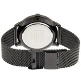 Tommy Hilfiger Brad Quartz Blue Dial Black Mesh Bracelet Watch For Men - 1710392 Authentic Buy Shop Now