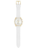 Michael Kors Hadyn Chronograph White Dial White Rubber Strap Watch for Women - MK7484 Authentic Buy Shop Now