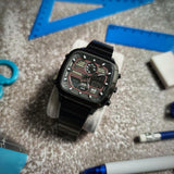 Fossil Retro Analog-Digital Black Dial Black Steel Strap Watch for Men - FS5891 Authentic Buy Shop Now