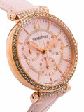 Swarovski Passage Chrono Pink Dial Pink Leather Strap Watch for Women - 5580352 Authentic Buy Shop Now