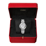 Cartier Ballen Bleu De Cartier Silver Dial Silver Steel Strap Watch for Women - W6920084 Authentic Buy Shop Now