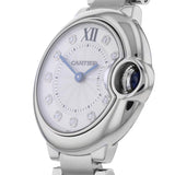 Cartier Ballon Bleu de Cartier Diamonds Silver Dial Silver Steel Strap Watch for Women - WE902073 Authentic Buy Shop Now