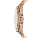 Michael Kors Everest Three Hand Quartz Black Dial Gold Steel Strap Watch For Men - MK9140 Authentic Buy Shop Now