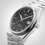 Tissot PRX Powermatic 80 Black Dial Silver Steel Strap Watch for Men - T137.407.11.051.00 Authentic Buy Shop Now