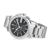Gucci G Chrono Black Dial Silver Steel Strap Watch For Men - YA101204 Authentic Buy Shop Now