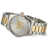 Gucci G Timeless Silver Dial Two Tone Steel Strap Watch For Women - YA1264074 Authentic Buy Shop Now