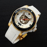 Gucci Dive Quartz White Dial White Rubber Strap Unisex Watch - YA136322 Authentic Buy Shop Now