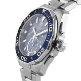 Tag Heuer Aquaracer Blue Dial SIlver Steel Strap Watch for Men - CAY111B.BA0927 Authentic Buy Shop Now