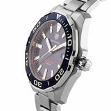 Tag Heuer Aquaracer Blue Dial Silver Steel Strap Watch for Men - WAY101C.BA0746 Authentic Buy Shop Now