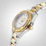 Tag Heuer Aquaracer Quartz Diamonds Mother of Pearl Dial Two Tone Steel Strap Watch for Women - WBD1423.BB0321 Authentic Buy Shop Now