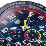 Tag Heuer Formula 1 Red Bull Racing Chronograph Blue Dial Blue Rubber Strap Watch for Men - CAZ101AL.FT8052 Authentic Buy Shop Now