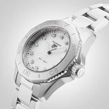 Tag Heuer Aquaracer Professional 200 Quartz Diamond Mother of Pearl Dial Silver Steel Strap Watch for Women - WBP1416.BA0622 Authentic Buy Shop Now