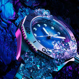 Tag Heuer Aquaracer Professional 200 Automatic Diamond Blue Dial Silver Steel Strap Watch for Women - WBP2411.BA0622 Authentic Buy Shop Now
