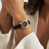 Tag Heuer Aquaracer Professional 200 Automatic Diamonds Black Dial Black Rubber Strap Watch for Women - WBP2451.FT6200 Authentic Buy Shop Now