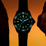 Tag Heuer Aquaracer Professional 200 Solargraph Quartz Black Dial Black Rubber Strap Watch for Men - WBP1112.FT6199 Authentic Buy Shop Now