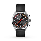 Tag Heuer Carrera Chronograph Black Dial Black Leather Strap Watch for Men - CBN201C.FC6542 Authentic Buy Shop Now