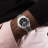 Tag Heuer Aquaracer Professional 200 Date Black Dial Silver Steel Strap Watch for Men - CBP1110.BA0627 Authentic Buy Shop Now