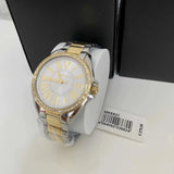 Michael Kors Kacie Three Hand Silver Dial Two Tone Steel Strap Watch for Women - MK6931 Authentic Buy Shop Now