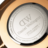 Daniel Wellington Classic Somerset White Dial Blue Leather Strap Watch For Women - DW00100123 Authentic Buy Shop Now