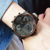 Diesel Mr Daddy 2.0 Chronograph Black Dial Black Steel Strap Watch For Men - DZ7400 Authentic Buy Shop Now
