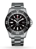 Breitling Superocean II Special 44mm Black Dial Silver Steel Strap Watch for Men - Y1739310/BF45/162A Authentic Buy Shop Now