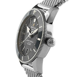 Breitling Superocean Heritage B20 Automatic 42 Black Dial Silver Mesh Bracelet Watch for Men - AB2010121B1A1 Authentic Buy Shop Now