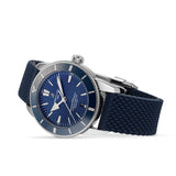 Breitling Superocean Heritage II B20 44mm Blue Dial Blue Rubber Strap Mens Watch - AB2030161C1S1 Authentic Buy Shop Now