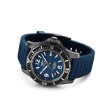 Breitling Superocean Automatic 46mm Blue Dial Blue Rubber Strap Watch for Men - M17368D71C1S1 Authentic Buy Shop Now