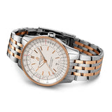 Breitling Navitimer Automatic 41 White Dial Two Tone Steel Strap Watch for Men - U17326211G1U1 Authentic Buy Shop Now