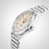 Breitling Chronomat 36 Mother of Pearl Dial Silver Steel Strap Watch for Women - A10380101A4A1 Authentic Buy Shop Now