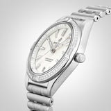 Breitling Chronomat Automatic 36 Diamonds White Dial Silver Steel Strap Watch for Women - A10380591A1A1 Authentic Buy Shop Now