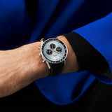 Breitling Navitimer B01 Chronograph 43 Blue Dial Black Leather Strap Watch for Men - AB0138241C1P1 Authentic Buy Shop Now