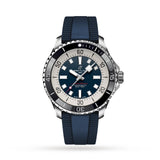 Breitling Superocean Automatic 44 Blue Dial Blue Rubber Strap Watch for Men - A17376211C1S1 Authentic Buy Shop Now