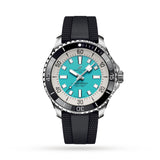 Breitling Superocean Automatic 44 Turquoise Dial Black Rubber Strap Watch for Men - A17376211L2S1 Authentic Buy Shop Now