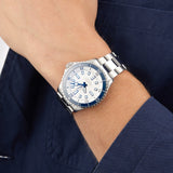 Breitling Superocean Automatic 42 White Dial Green Silver Steel Strap Watch for Men - A17375E71G1A1 Authentic Buy Shop Now